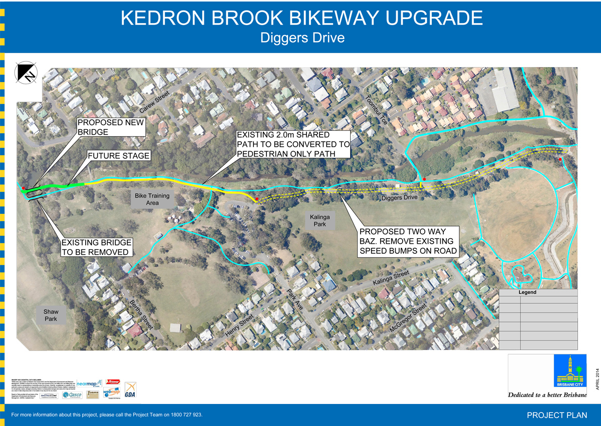 Diggers Drive Pedestrian/Bikeway Upgrade at Kalinga Park (Stage 02: Completed)