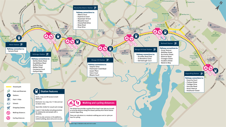 Petrie-Kippa Ring shared path